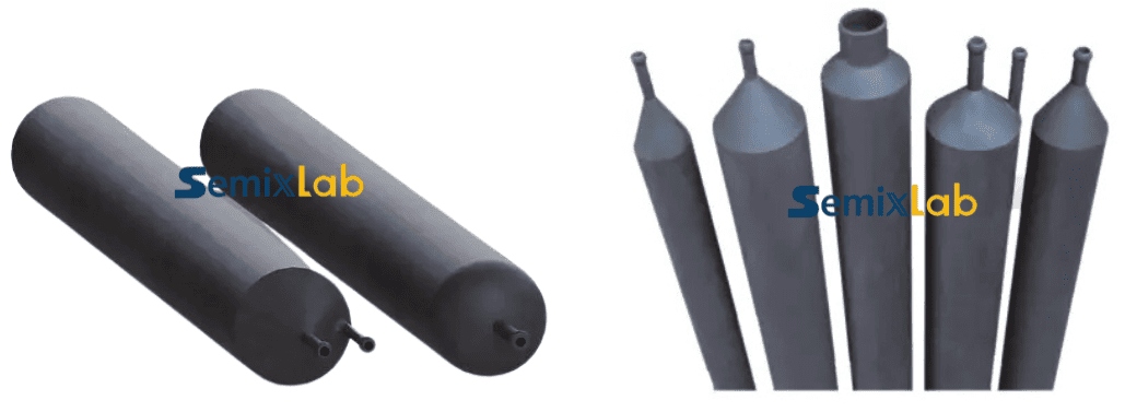 Silicon carbide furnace tubes